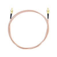 MUELLER ELECTRIC BU-4150003M1.0 Cable RF / Coaxial ensamblado, 3.3 ft, 1 m, RG316, SMB Macho Recto, SMB Macho Recto, 50 ohm