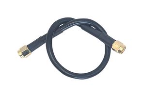 MUELLER ELECTRIC BU-4150038MM500 RF / Coaxial Cable Assembly, 19.7 ", 500 mm, RG58, SMA Plug, SMA Plug, 50 ohm