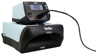 WELLER WE1010NAS Estación de Soldadura, Unidad Filtración Simple ZeroSmog Shield, Apto para ESD, 95W, 120VCA, 450°C