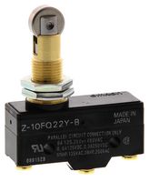 OMRON INDUSTRIAL AUTOMATION Z-10FQ22Y-B Interruptor Microswitch, Standard, Pistón con Roldana, DPDT, Tornillo, 10 A, 30 V