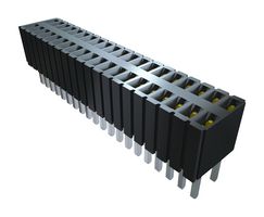 SAMTEC SLM-104-01-G-S Receptáculo PCB, Tarjeta-a-Tarjeta, 1.27 mm, 1 Líneas, 4 Contactos, Recto Agujero Pasante