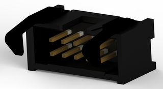 AMP - TE CONNECTIVITY 1761608-3 Cabezal de Pin, Cable-a-Tarjeta, 2.54 mm, 2 Líneas, 10 Contactos, Agujero Pasante