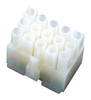 MOLEX 39-03-6064 Carcasa de Conector, Natural, Serie Standard .093" 3191, Receptáculo eléctrico, 6 Posiciones