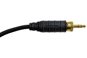 SWITCHCRAFT/CONXALL 35HDLSAU15 Phone Audio Connector, 3 Contacts, Plug, 3.5 mm, Cable Mount, Gold Plated Contacts