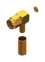 CAL TEST ELECTRONICS DEL-CT4499 Conector Coaxial / RF, SMA Coaxial, Macho Ángulo Recto, Crimpado, 50 ohm, RG142, RG223, RG400