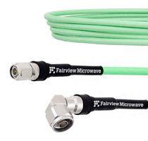 FAIRVIEW MICROWAVE FMCA1291/0001-12 Cable RF / Coaxial ensamblado, Baja Pérdida, 12 ", 305 mm, LL335i, Tipo N Macho Ángulo Recto