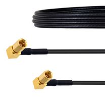 FAIRVIEW MICROWAVE FMCA1480-24 RF / Coaxial Cable Assembly, 24 ", 610 mm, LMR-100A, SSMC Right Angle Plug, SSMC Right Angle Plug