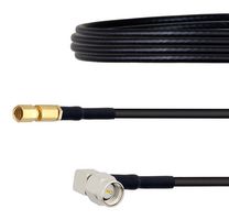 FAIRVIEW MICROWAVE FMCA1483-12 RF / Coaxial Cable Assembly, 12 ", 305 mm, LMR-100A, SMA Right Angle Plug, SSMC Plug, 50 ohm