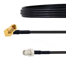 FAIRVIEW MICROWAVE FMCA1486-12 RF / Coaxial Cable Assembly, 12 ", 305 mm, LMR-100A, SMA Jack, SSMC Right Angle Plug, 50 ohm