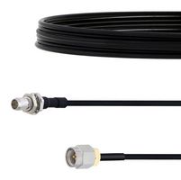 FAIRVIEW MICROWAVE FMCA1567-12 RF / Coaxial Cable Assembly, Slide-On, 12 ", 305 mm, FM-SR086TBJ, BMA Bulkhead Plug, SMA Plug