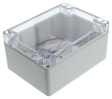 HAMMOND 1554F2GYCL Carcasa de Plástico, Cierre Hermético, Tapa Transparente, Multipurpose, Policarbonato, 119.4 mm