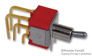 MULTICOMP PRO 1MD1T2B4M7RE Interruptor (Switch) de Palanca, Encendido-Encendido, DPDT, No Iluminado, Serie 1MD, 100 mA