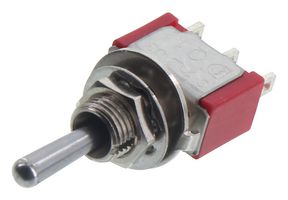 MULTICOMP PRO 1MS4T1B1M1QE Interruptor (Switch) de Palanca, (Encendido)-Apagado-(Encendido), SPDT, No Iluminado