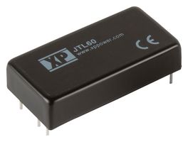 XP POWER JTL6024S12 Convertidor CD/CD Pasante Aislado, ITE, DIP, 4:1, 60 W, 1 Salida, 12 V
