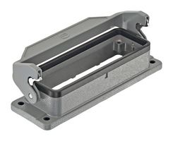 HARTING 09300241307 Conector Uso Rudo, Base, Montaje de Mamparo, Cuerpo de Aluminio, 1 Leva, 24B