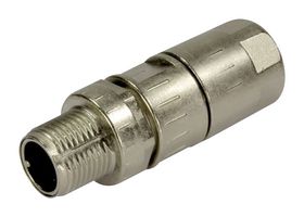 HARTING 21038211805 Sensor Connector, M12, Male, 8 Positions, Crimp Pin - Contacts Not Supplied, Straight Cable Mount