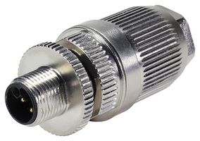 HARTING 21038961505 Conector para Sensor, M12, Male, 5 Contactos, Crimpado Macho, Montaje en Cable Recto
