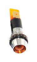 MALLORY SONALERT FL1M-12CJ-1-Y2V Indicador de Montaje en Panel LED, Amarillo, 2 V, 12 mm, 20 mA, 1.5 cd, IP65
