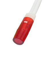 MALLORY SONALERT FL1P-6QW-1-R2V Indicador de Montaje en Panel LED, Rojo, 2 V, 6 mm, 15 mA, 1.5 cd, IP50