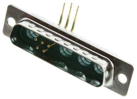 MOLEX 173107-0098 Combination Layout D Sub Connector, 173107 Series, DB-9W4, Plug, 9 Contacts, 5 Signal, 4 Power