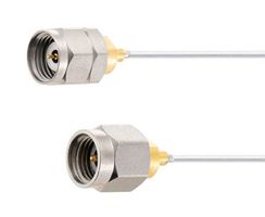 FAIRVIEW MICROWAVE FMCA2088-36 LOW LOSS 1.85MM MALE OR PLUG TO 2.92MM MALE OR PLUG CABLE 047 COAX UP TO 45 GHZ, 1.4 VSWR IN 36 INCH, TIN PLATED COPPER OUTER CO