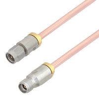 FAIRVIEW MICROWAVE FMCA2787-24 RF / Coaxial Cable Assembly, 24 ", 610 mm, FM-SR141CU-STR, RG402, 3.5mm Plug, 3.5mm Jack, 50 ohm