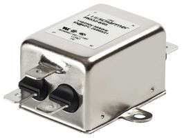 SCHAFFNER - TE CONNECTIVITY FN332-6-05 Power Line Filter, General Purpose, 250 VAC, 6 A, Single Phase, 1 Stage, Chassis Mount