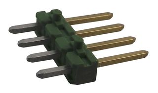 TE CONNECTIVITY - AMP 825433-4 Cabezal de Pin, Cable-a-Tarjeta, 2.54 mm, 1 Líneas, 4 Contactos, Recto Agujero Pasante