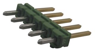 TE CONNECTIVITY - AMP 825433-5 Cabezal de Pin, Cable-a-Tarjeta, 2.54 mm, 1 Líneas, 5 Contactos, Recto Agujero Pasante