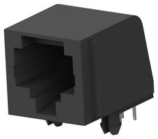 TE CONNECTIVITY - AMP 5520251-4 Modular Connector, RJ45 Jack, 1 x 1 (Port), 8P8C, Cat3, Through Hole Mount