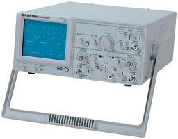 GW INSTEK GOS-620 Analog Oscilloscope, 2 Channel, 20 MHz, CRT, 17.5 ns