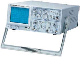 GW INSTEK GOS-620FG Osciloscopio Analógico, 2 Canales, 20 MHz, CRT, 17.5 ns