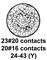CINCH CONNECTIVITY SOLUTIONS BACC63BV24F43S8