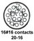 CINCH CONNECTIVITY SOLUTIONS C0909A20-16PN-402