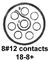CINCH CONNECTIVITY SOLUTIONS MS24264R18B8PN