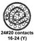 CINCH CONNECTIVITY SOLUTIONS BACC63CB16-24S7