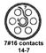 CINCH CONNECTIVITY SOLUTIONS CN0966B14G07P6-040