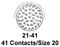 AMPHENOL AEROSPACE D38999/24FG41SA