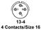 AMPHENOL AEROSPACE D38999/20WC4PN