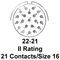 AMPHENOL MS27474E22B21P