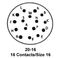 ITT CANNON KPSE06F20-16PW