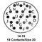 ITT CANNON KPSE06E14-19P