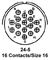 AMPHENOL INDUSTRIAL MS3106A24-5P-RES