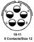 AMPHENOL INDUSTRIAL MS3108A18-11P