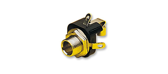 Jack connectors for signal currents up to 2 A