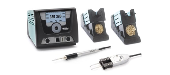 Estaciones de soldadura y rectificación Weller WT de 150 W