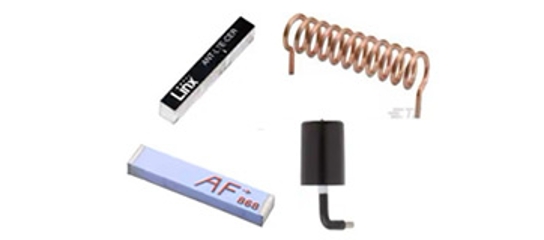 Antenas externas de vehículo y antenas integradas