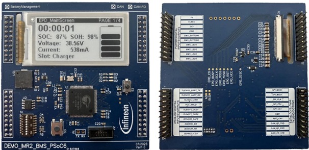 Figure 2: Demonstration Board, TLE9012DQU, Li-Ion Battery Monitoring and Balancing
