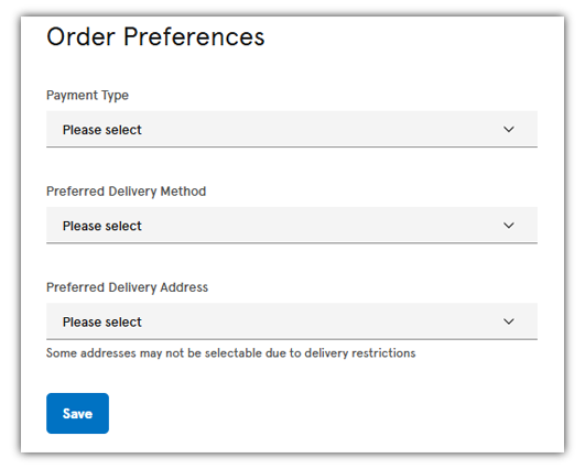 Update Order Prederence