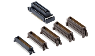 SlimStack Board-to-Board Connectors, 0.635mm Pitch, floating series, feature a best-in-class floating connector range with various circuit sizes and stacking heights while offering space savings, design flexibility and a simplified assembly process 